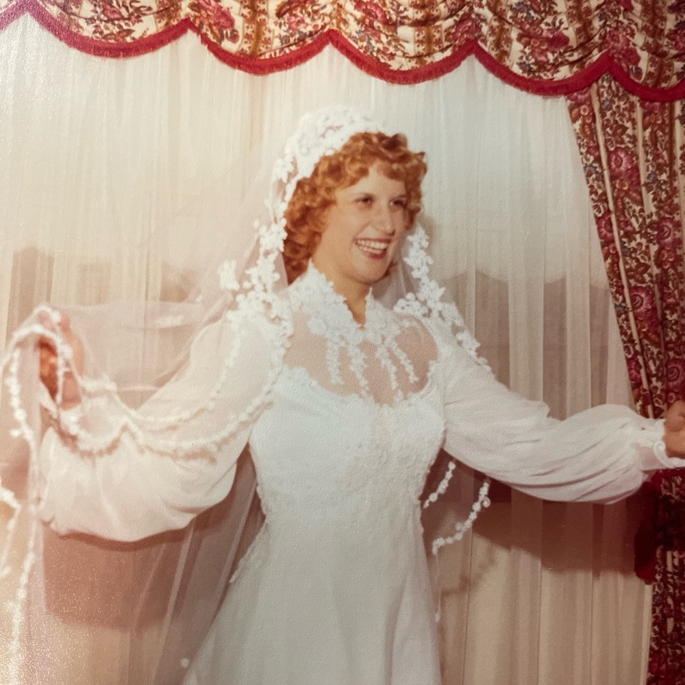 Bridal gown circa 1980